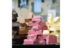 Chocolate blocks.